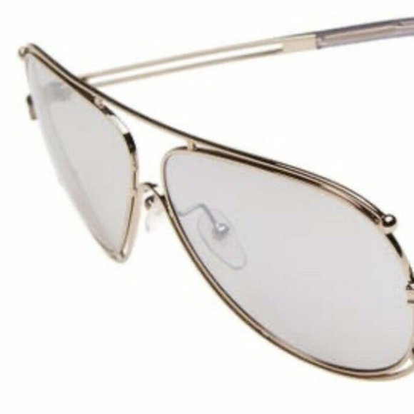 ICONIC Chloe ISIDORA 61mm Aviator Sunglasses Gradient Grey MSRP$420 RARE FIND main image 8